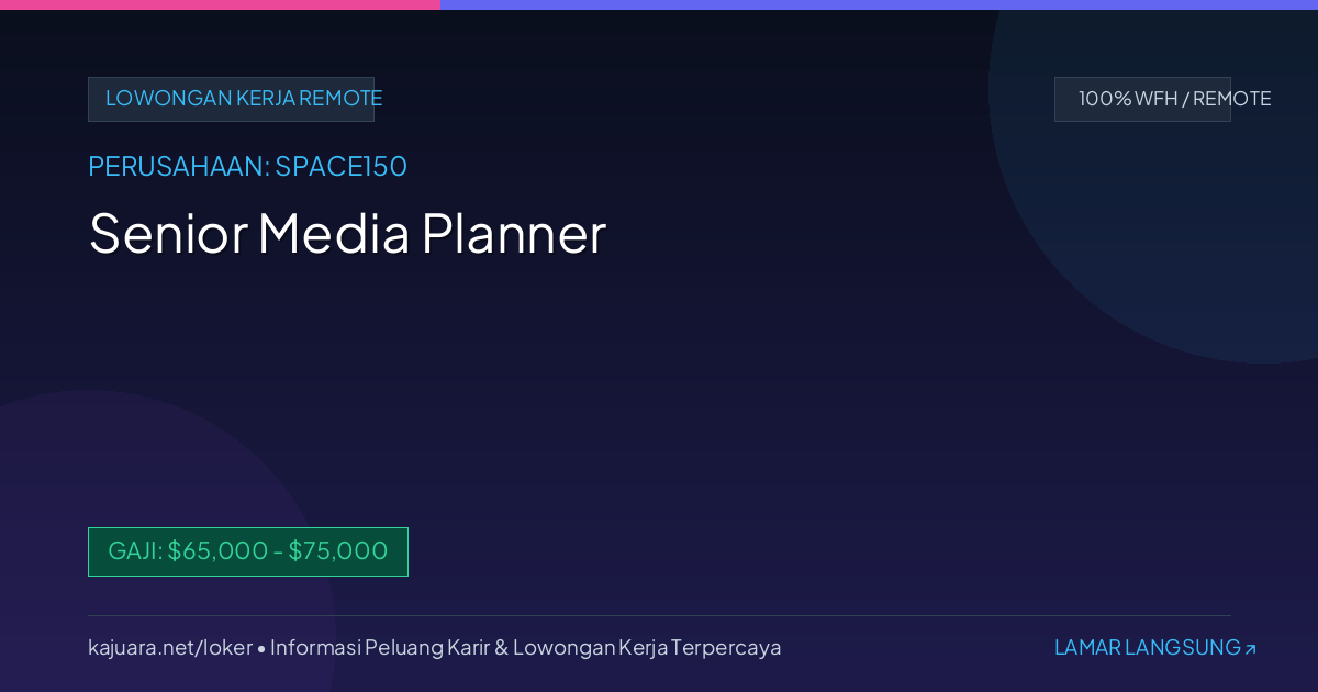 Senior Media Planner