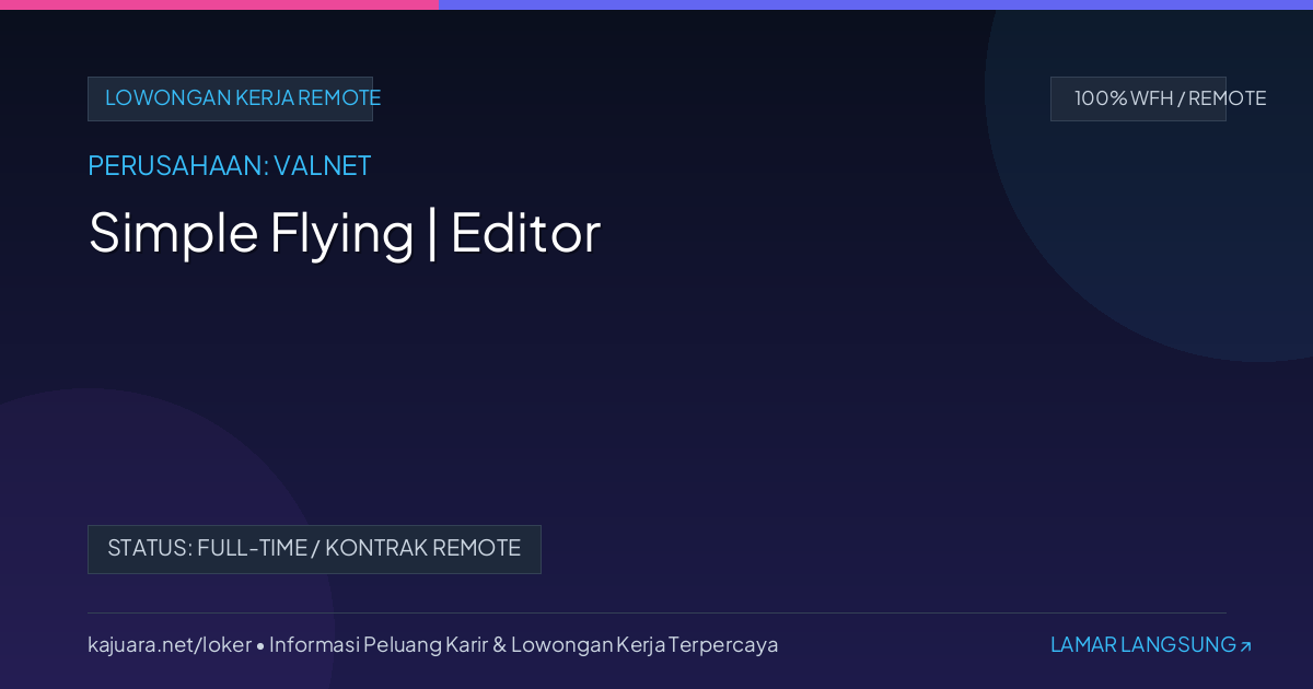 Simple Flying | Editor