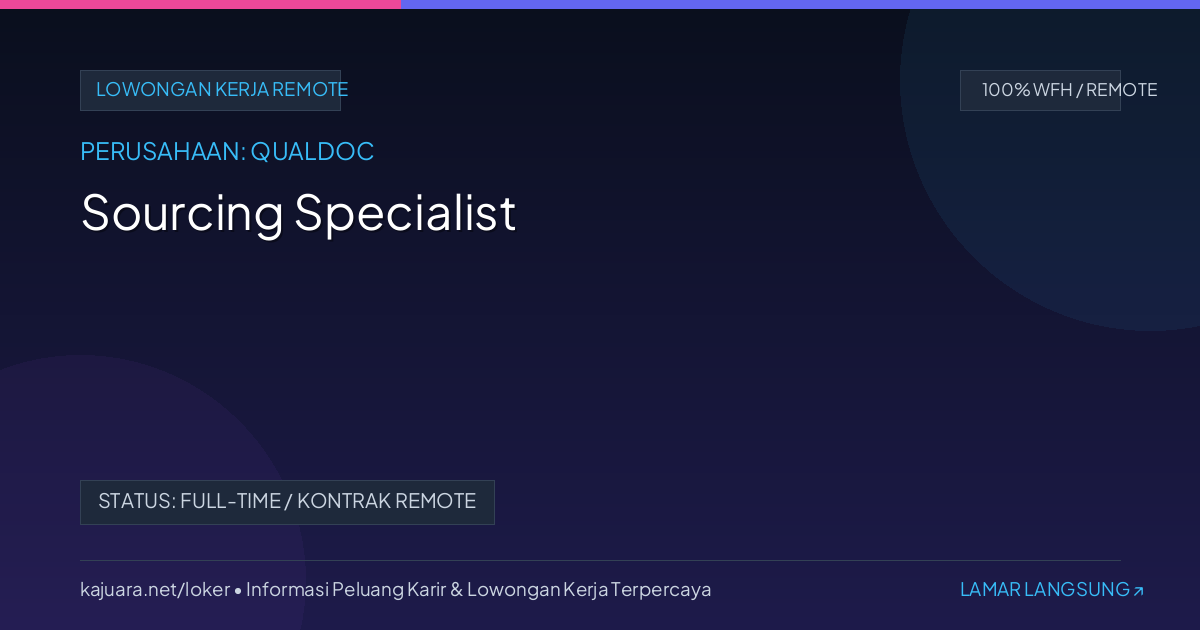 Sourcing Specialist