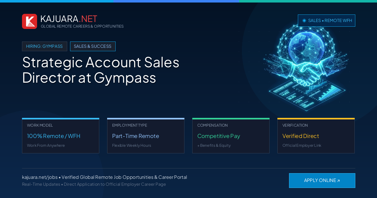 Strategic Account Sales Director at Gympass (Global Remote Career)